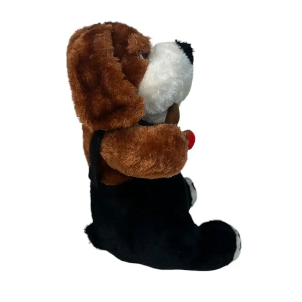 Vintage Plush Dog with Pipe Pick a Pet Plush Brooklyn Doll Toy & Nov‎ Co Inc